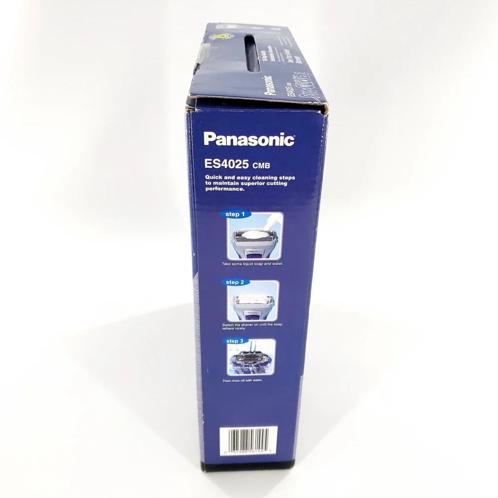 Panasonic ES4025 Wet/Dry Rechargeable Shaver w/ Nose & Ear Trimmer New Sealed